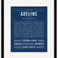 Adeline | Name Art Print