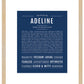 Adeline | Name Art Print