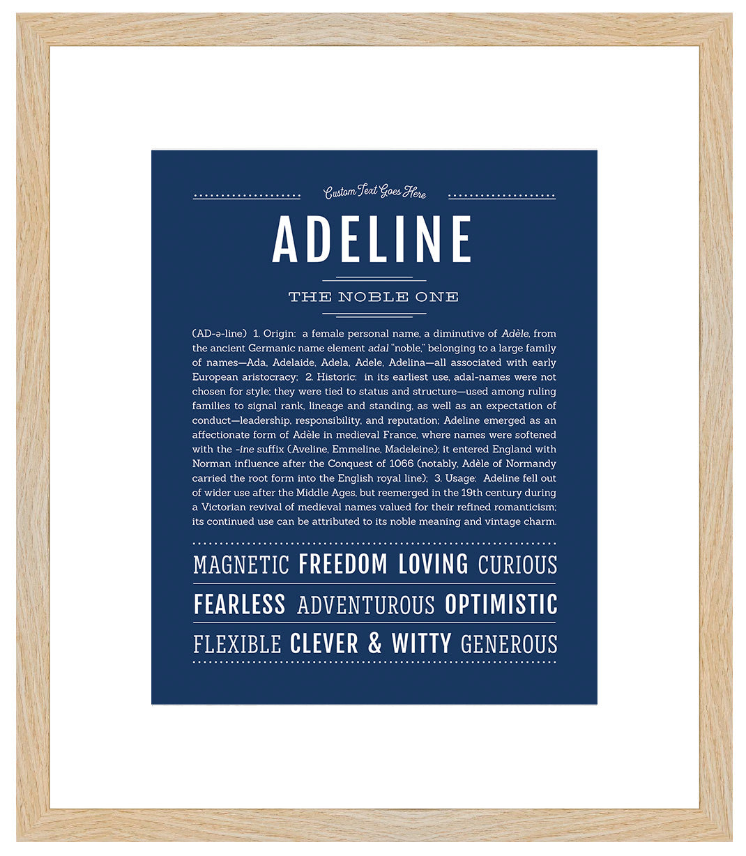 Adeline | Name Art Print