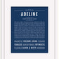 Adeline | Name Art Print