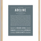 Adeline | Name Art Print