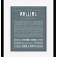 Adeline | Name Art Print