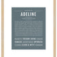 Adeline | Name Art Print