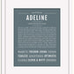 Adeline | Name Art Print