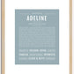 Adeline | Name Art Print