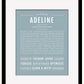 Adeline | Name Art Print