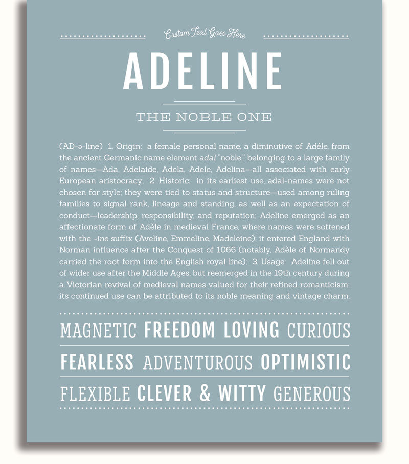 Frame Options | Powder Blue | White Frame, Matted