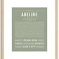 Adeline | Name Art Print