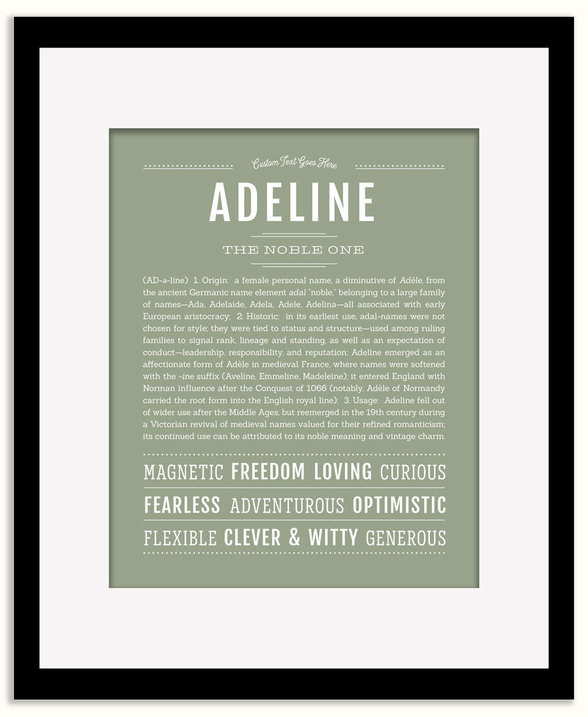 Adeline | Name Art Print