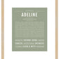 Adeline | Name Art Print