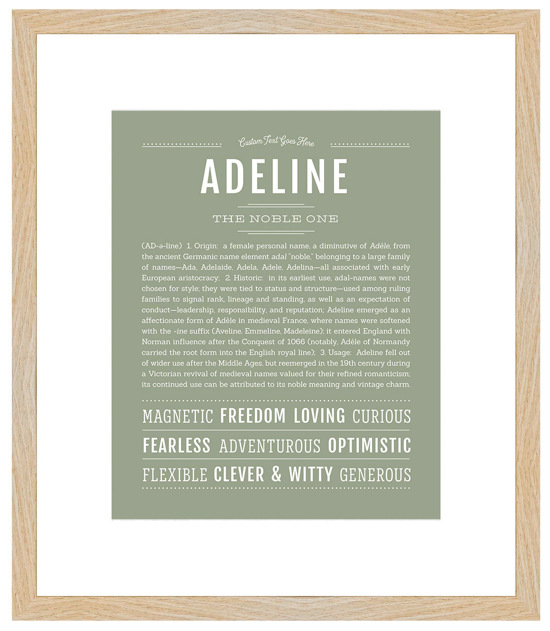 Adeline | Name Art Print