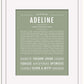 Adeline | Name Art Print