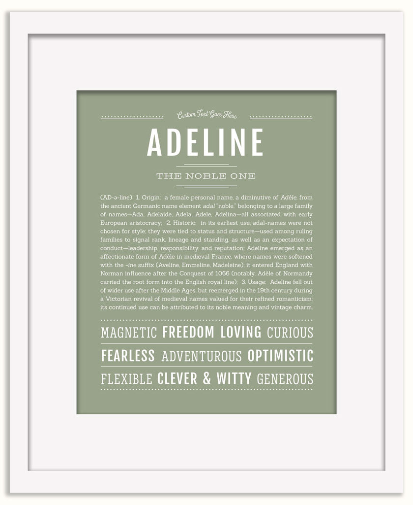 Adeline | Name Art Print