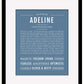 Adeline | Name Art Print