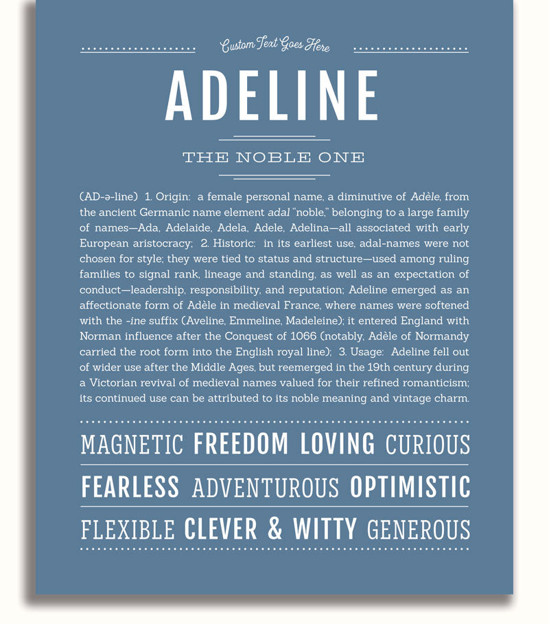 Frame Options | Steele Blue | White Frame, Matted