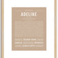 Adeline | Name Art Print