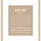 Adeline | Name Art Print