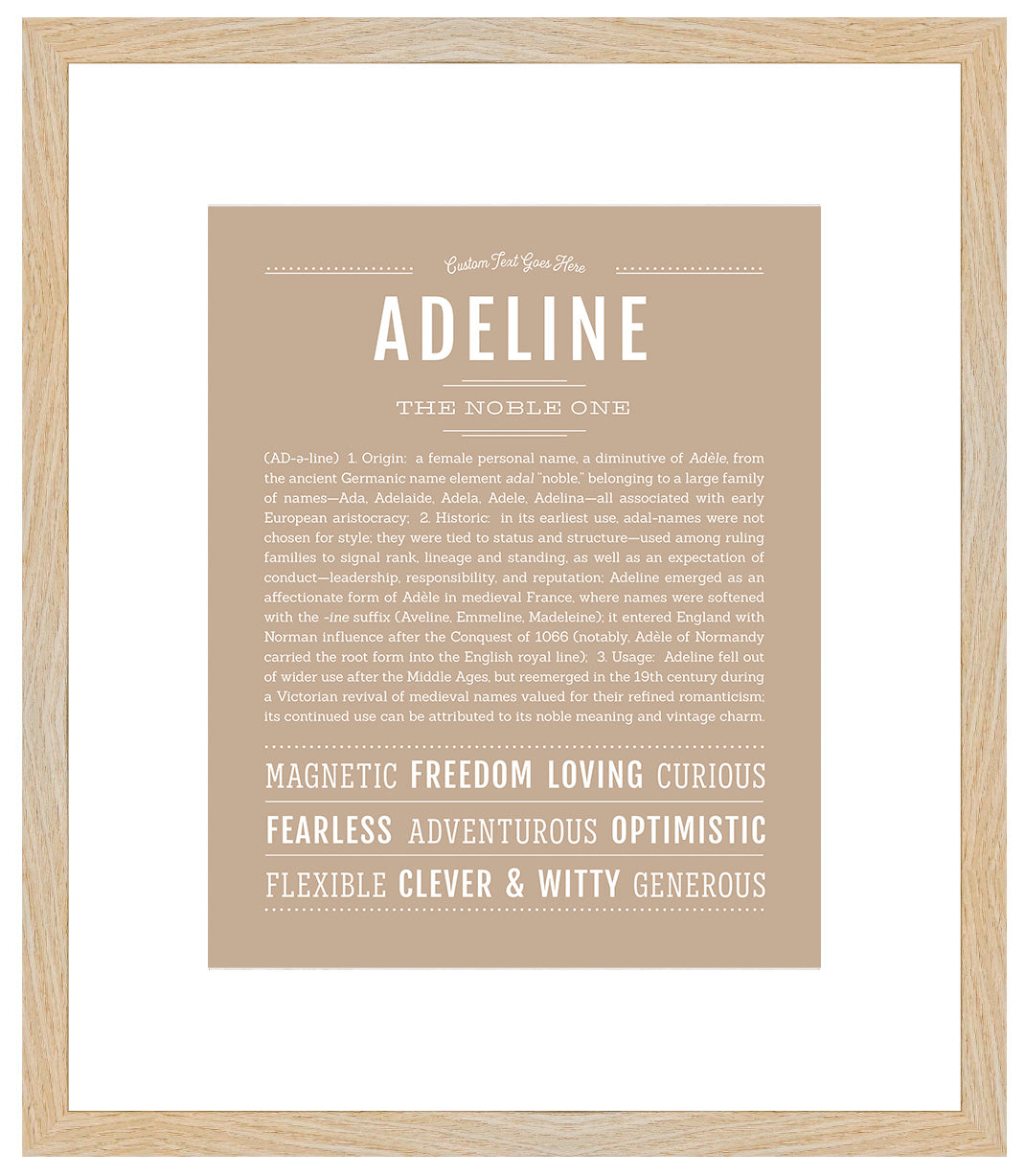 Adeline | Name Art Print