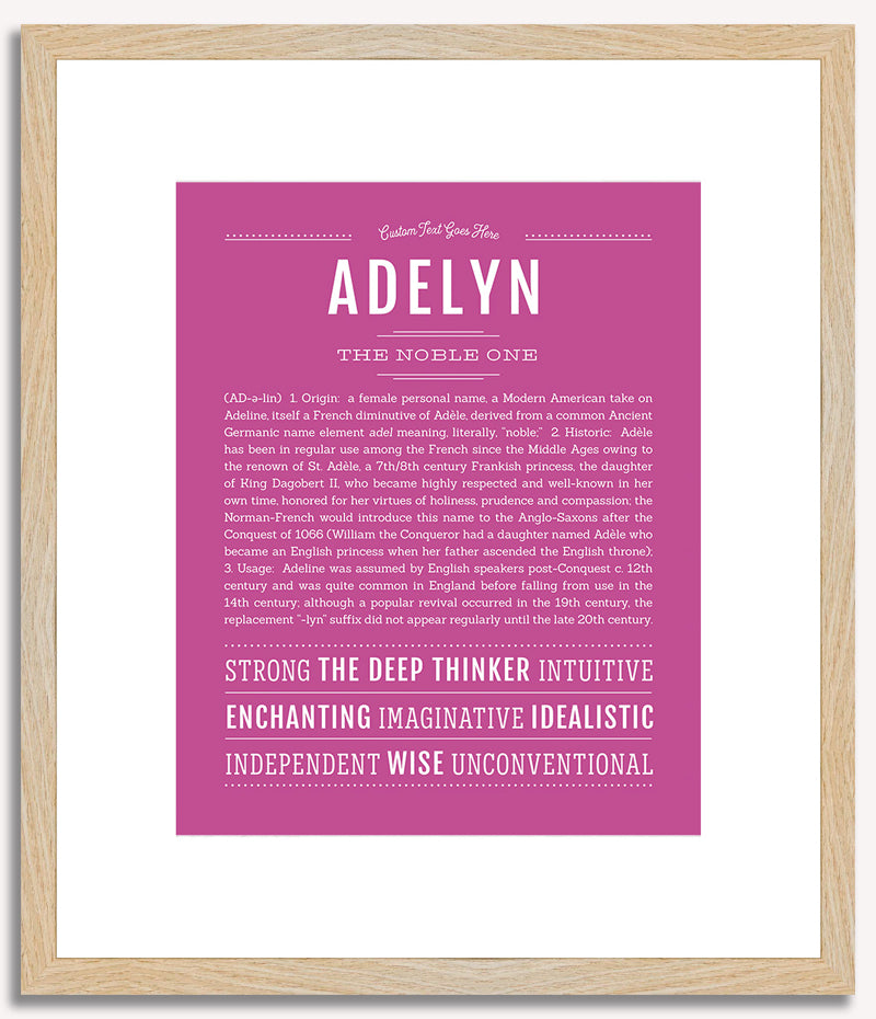 Adelyn | Name Art Print