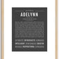 Adelynn | Name Art Print