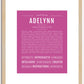 Adelynn | Name Art Print