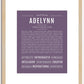 Adelynn | Name Art Print