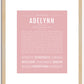 Adelynn | Name Art Print