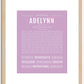 Adelynn | Name Art Print