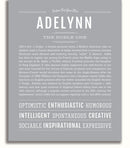 Adelynn | Name Art Print – Name Stories