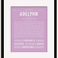 Frame Options | Lilac | Black Frame, Matted