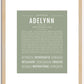 Adelynn | Name Art Print