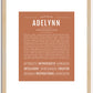 Adelynn | Name Art Print