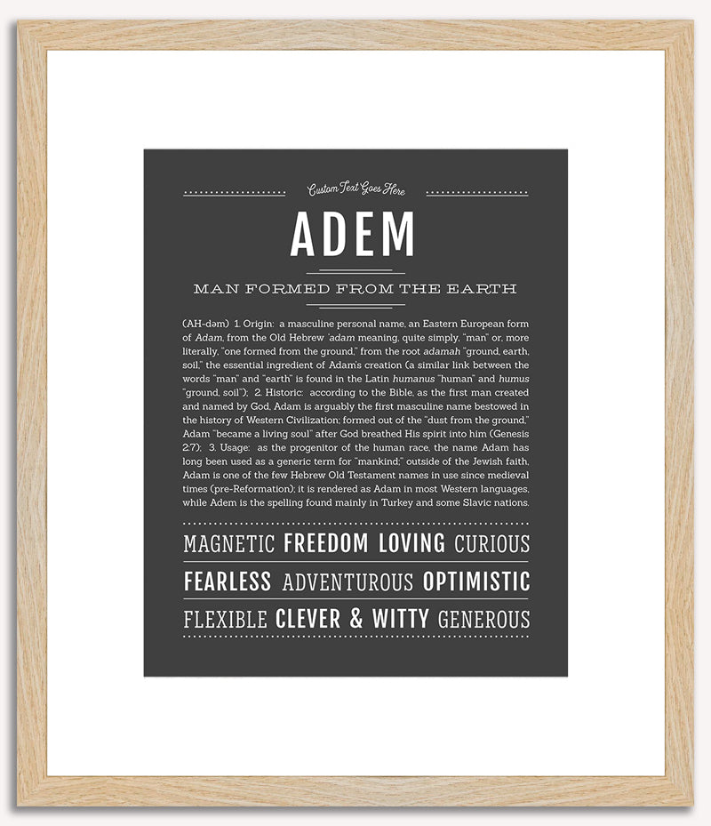 Adem | Name Art Print