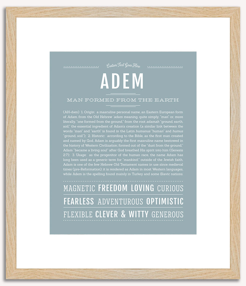 Adem | Name Art Print