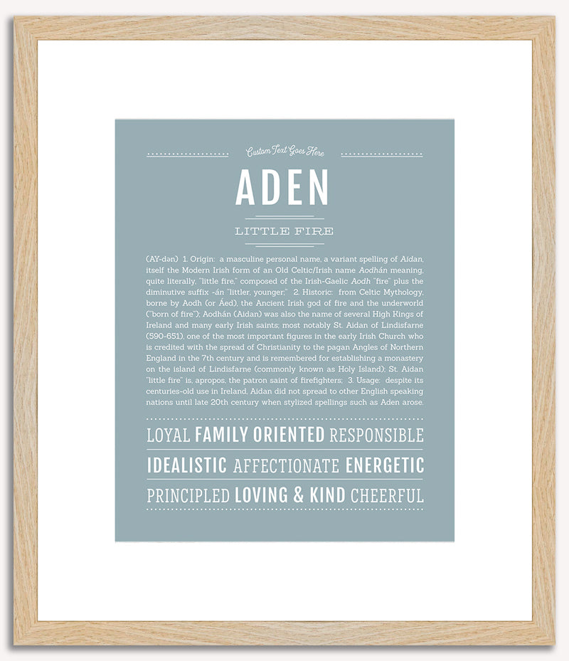 Aden | Name Art Print