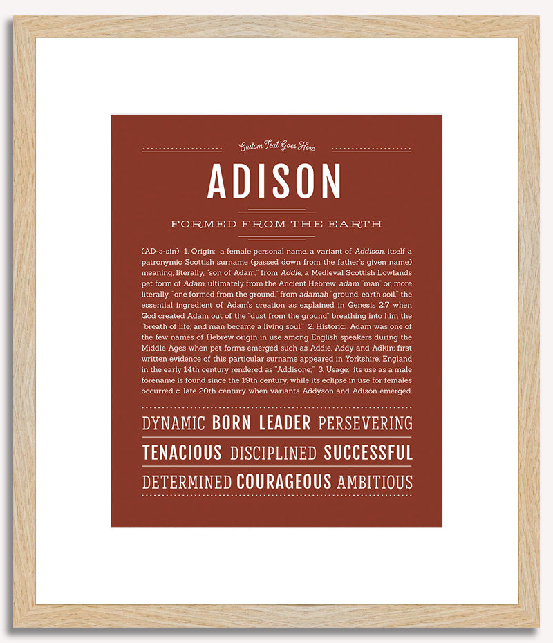 Adison | Name Art Print