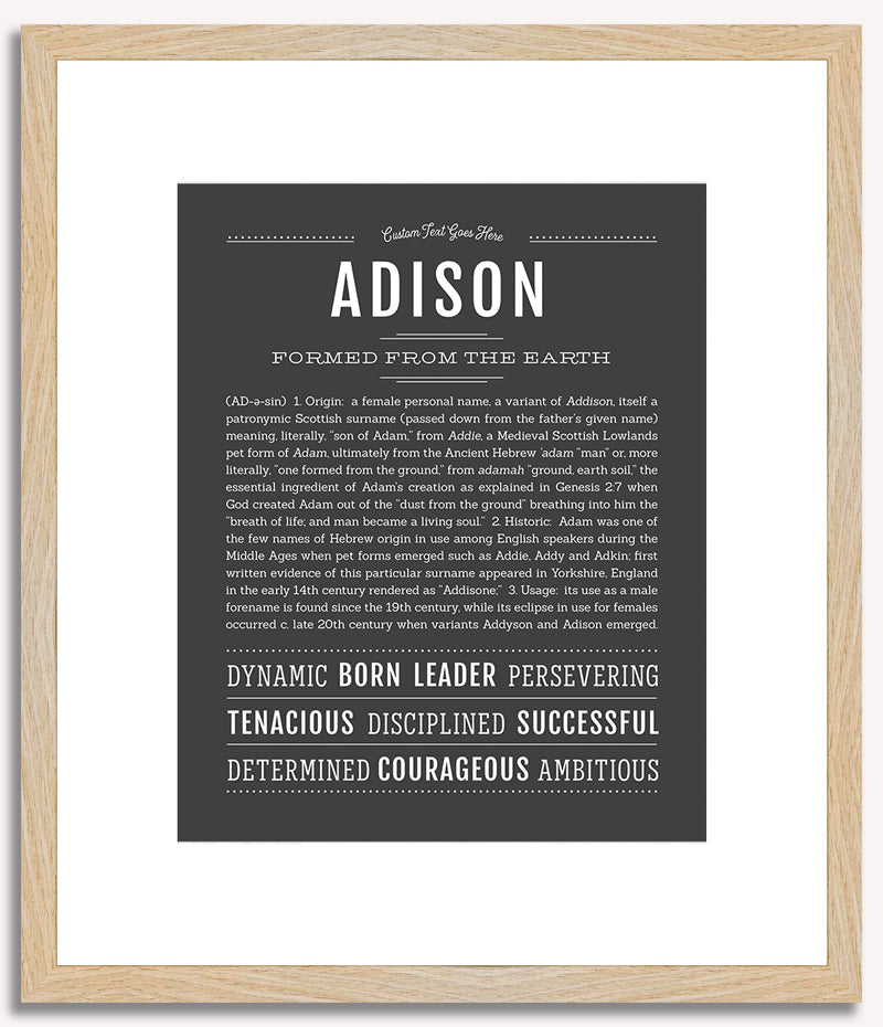 Adison | Name Art Print