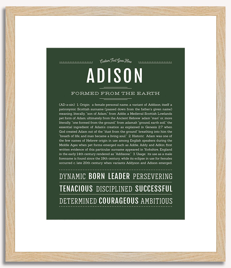 Adison | Name Art Print