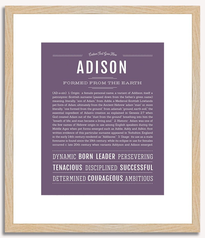 Adison | Name Art Print