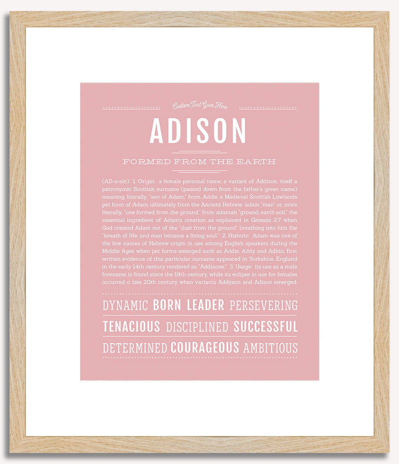 Adison | Name Art Print