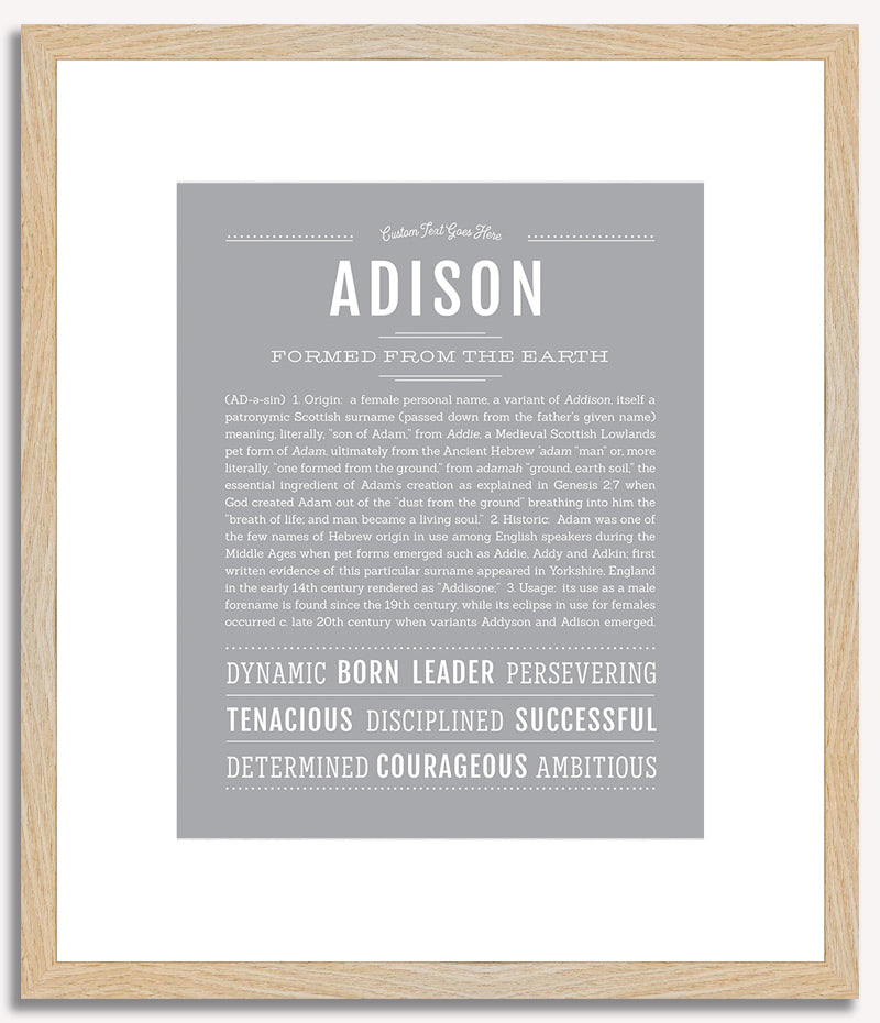 Adison | Name Art Print