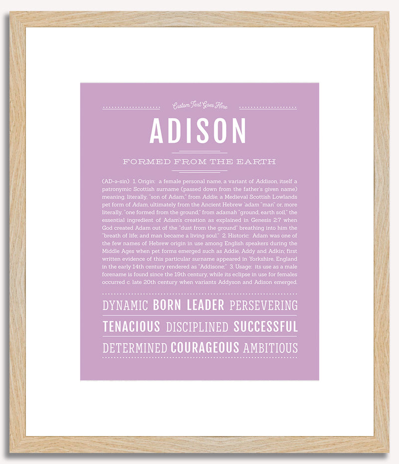 Adison | Name Art Print