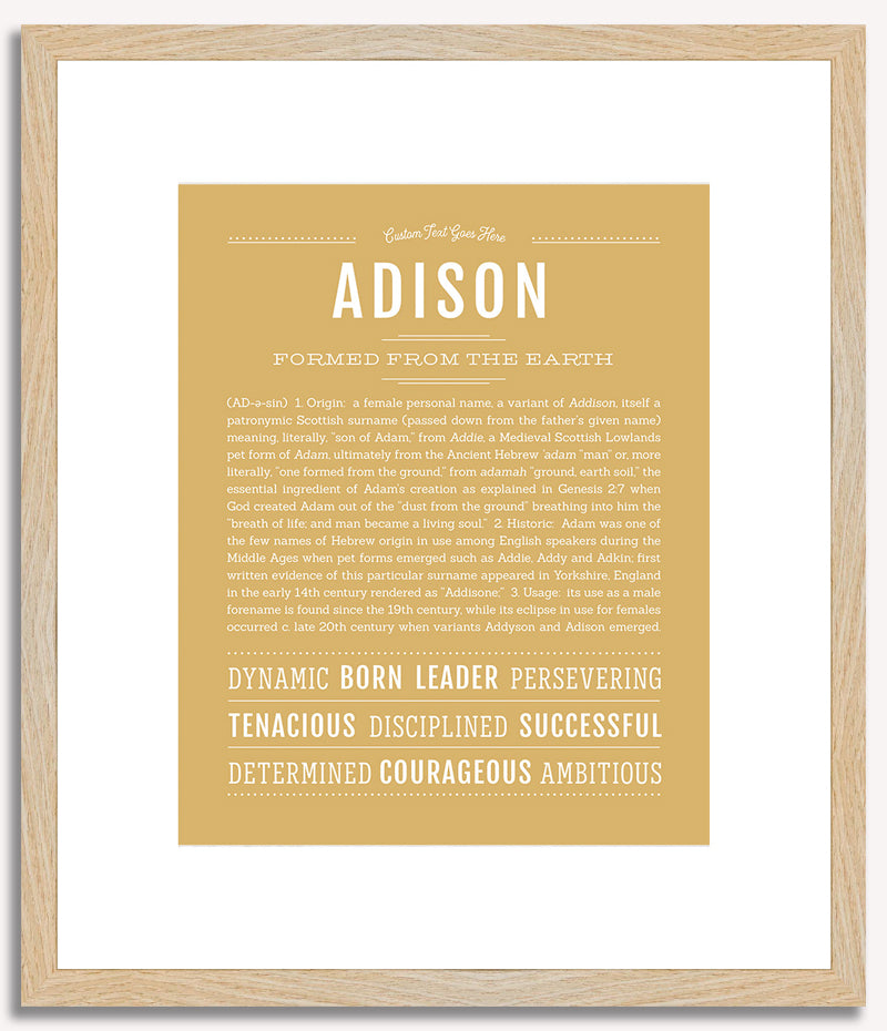 Adison | Name Art Print