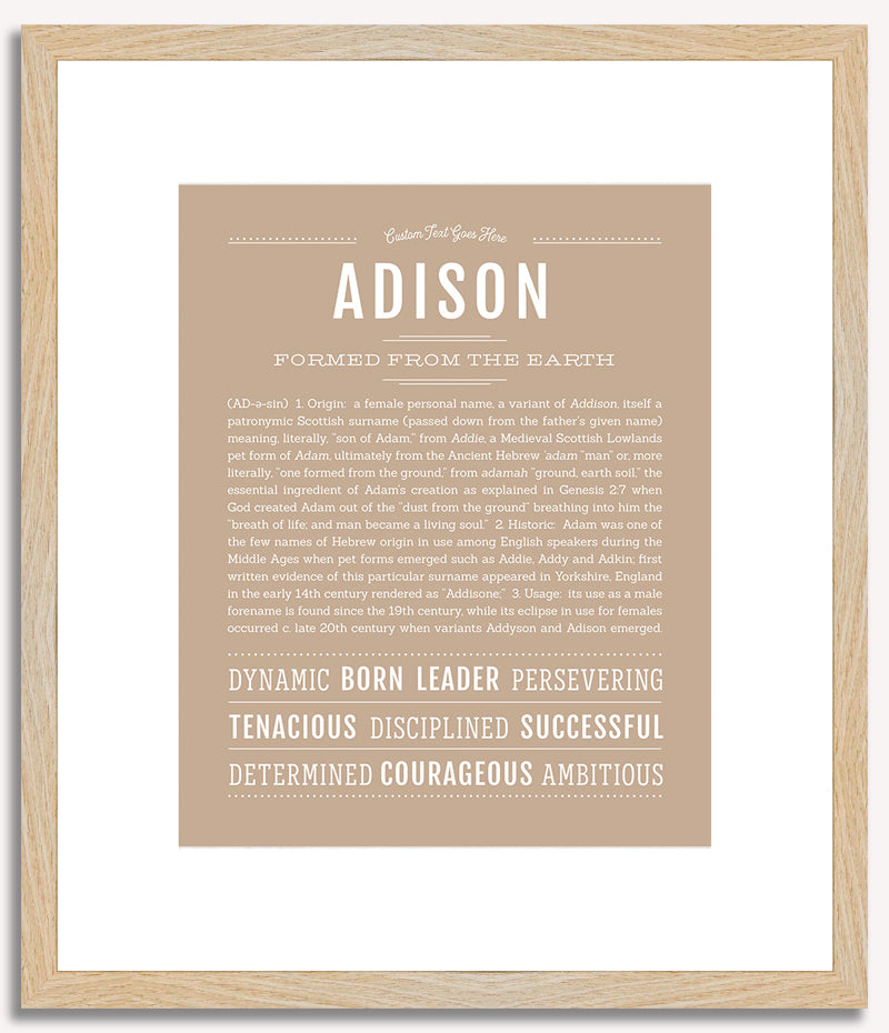 Adison | Name Art Print