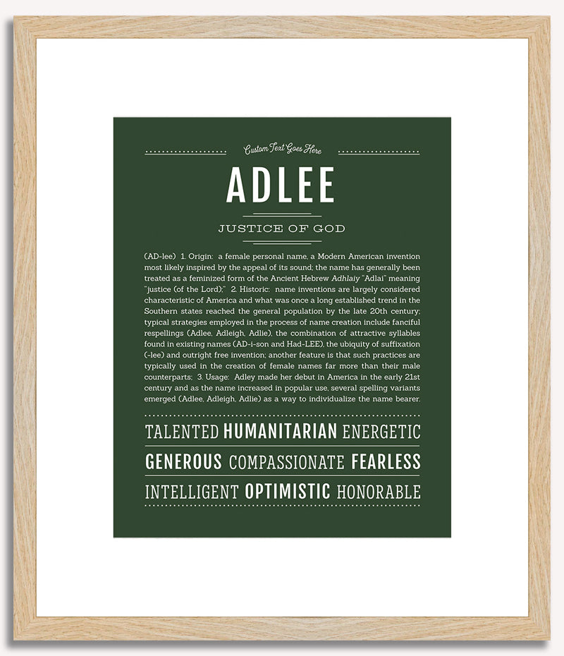 Adlee | Name Art Print