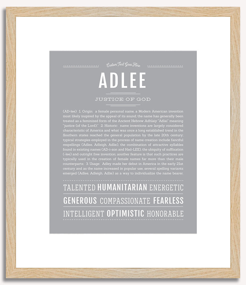 Adlee | Name Art Print