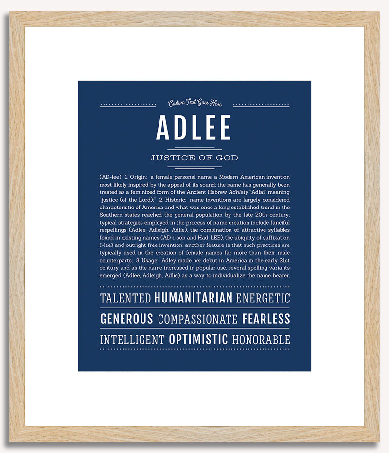 Adlee | Name Art Print