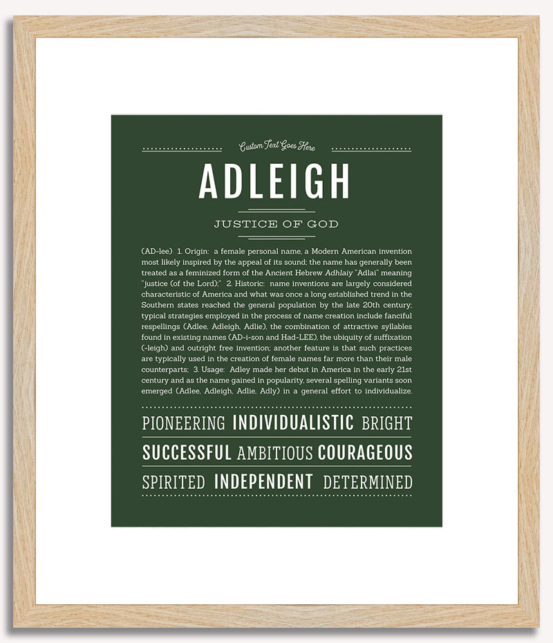 Adleigh | Name Art Print