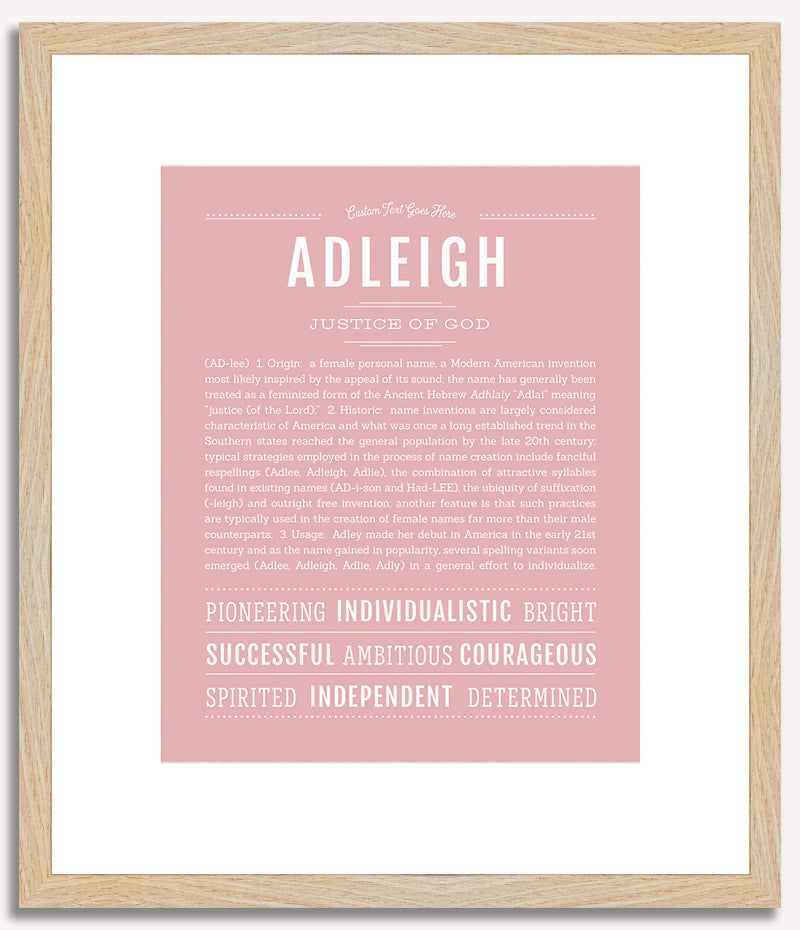 Adleigh | Name Art Print