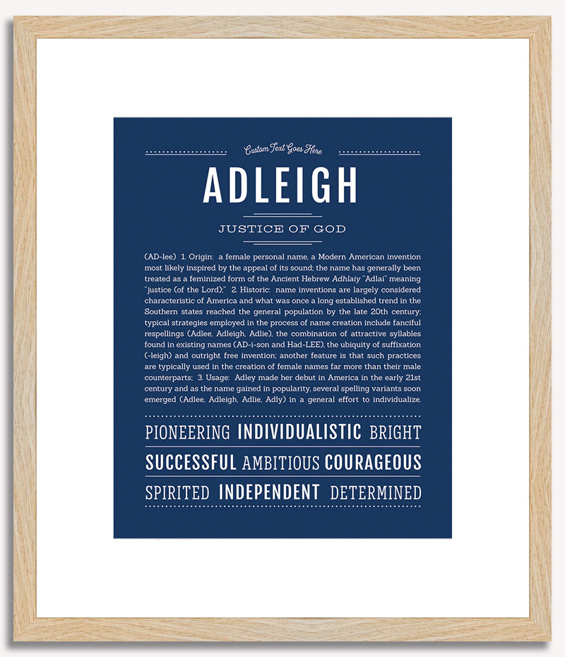 Adleigh | Name Art Print